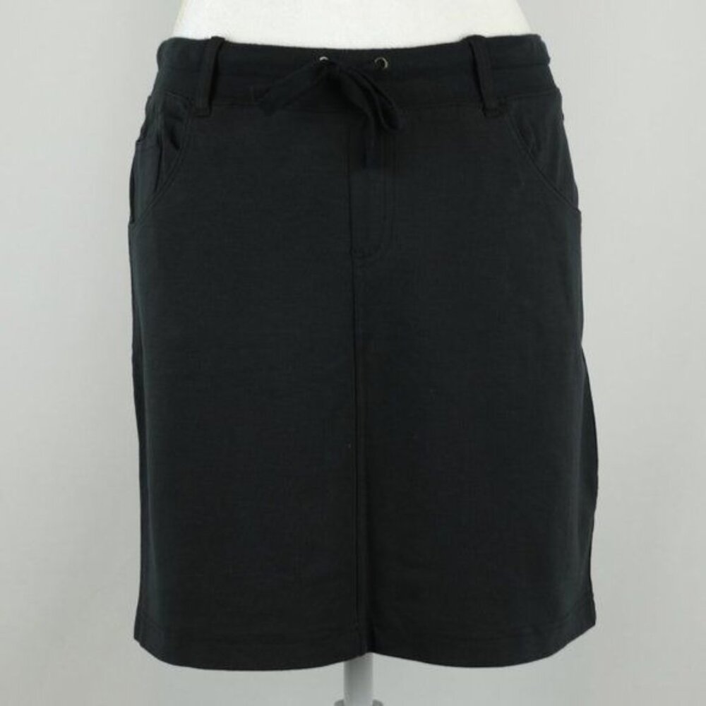 Alpine Design Women's Small Black Knit Casual Pull On Pencil Skirt